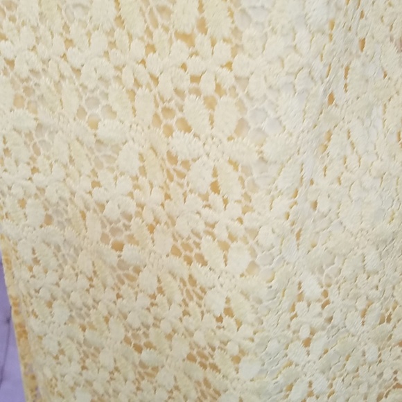 Jessica Howard yellow lace dress - Picture 3 of 8